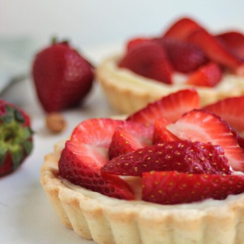 Strawberry tart.