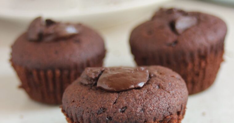 Vegan Chocolate Muffins (Gluten-Free)